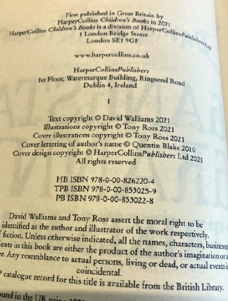David Walliams Gangsta Granny Strikes Again. UK First Edition...
