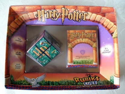 Harry Potter Rubik's Cube Puzzle Brand New & Still Boxed 2001