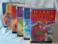 Harry Potter. Complete UK Large Print 1st Ed. Collection (7)