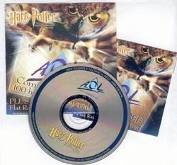 Harry Potter Rare UK promo AOL CD ROM Philosopher's Stone