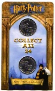 Harry Potter Collectable Coins. Philosopher's Stone. 2001 ASDA